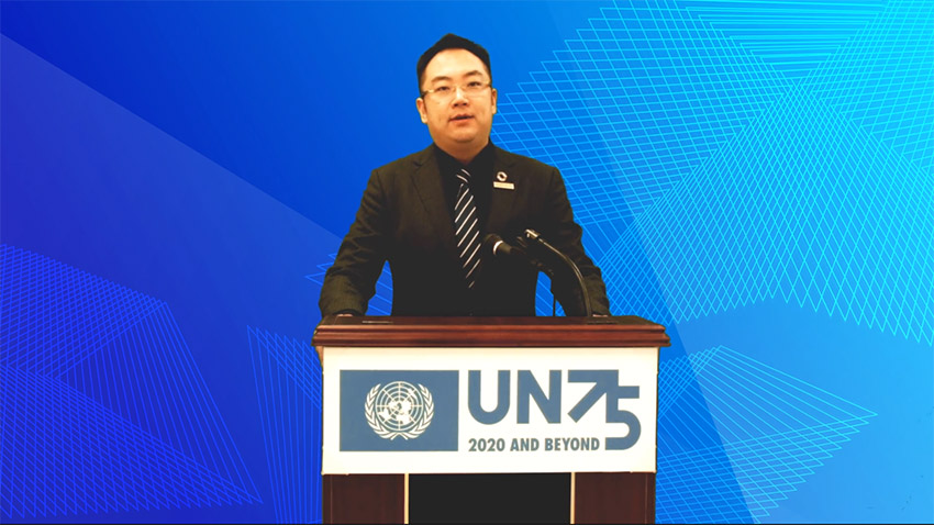 9170金沙集团_共筑全球康健新蓝图-9170金沙受邀祝贺联合国建设75周年并宣誓绘制全球烧伤创疡抢救网络
