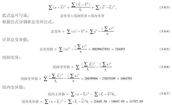 9170金沙集团_第一节 各组样本数目相同时的盘算要领
