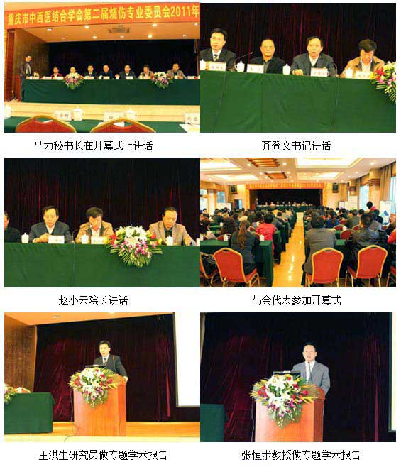 9170金沙集团_2011年重庆市中西医连系烧伤学术年会盛大召开