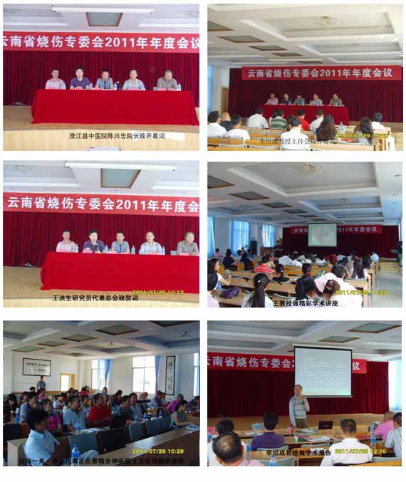 9170金沙集团_2011年云南省中西医连系烧伤学术年会在澄江乐成召开