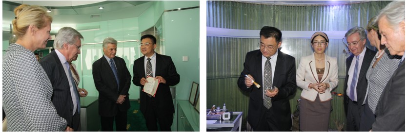 9170金沙集团_美国著名的抗朽迈专家、南加州大学教授Dr. Shannon博士一行会见9170金沙，，，共襄人体返老还童生长大计