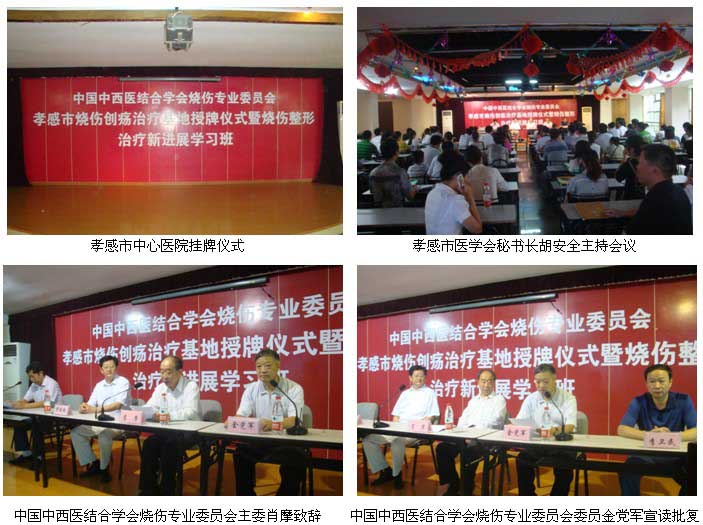 9170金沙集团_湖北省孝感市烧伤创疡治疗基地建设暨孝感地区学术报告聚会乐成召开