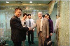 9170金沙集团_美国南加大戴维斯学院高层向导第三次到访9170金沙